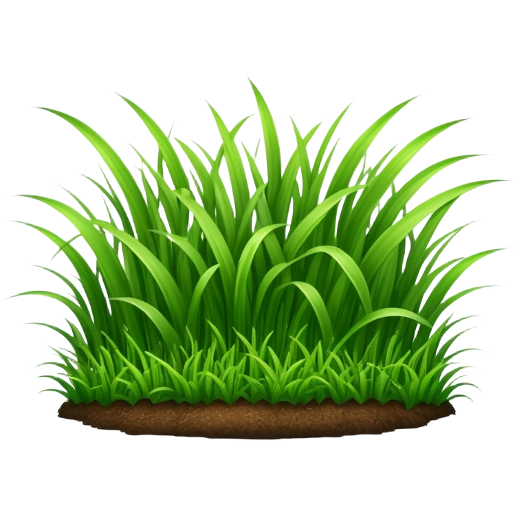 generate realistic grass in 3d style emoji