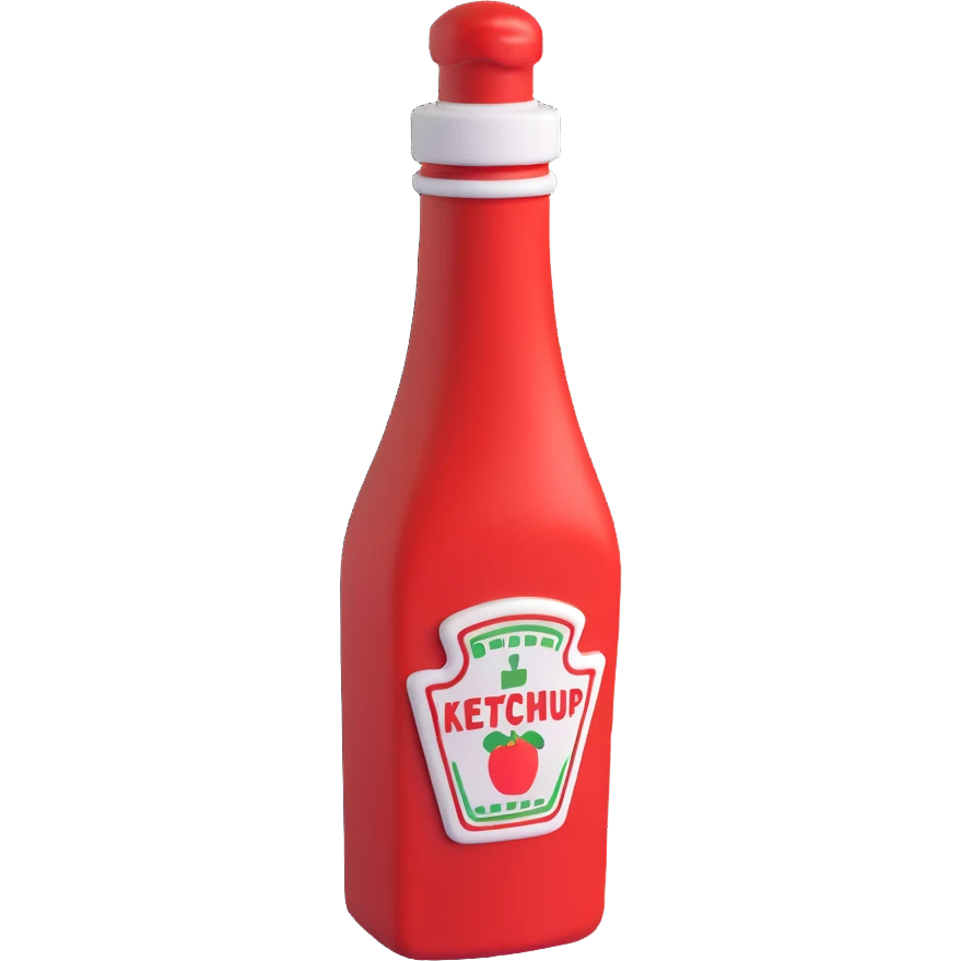 ketchup bottle emoji