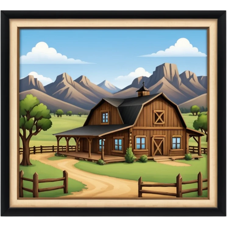 country western ranch emoji