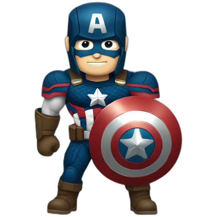 Bouclier captain America emoji