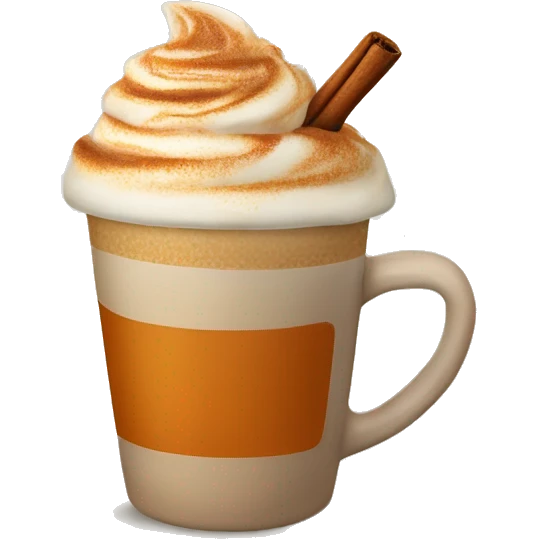 Pumpkin spice latte  emoji