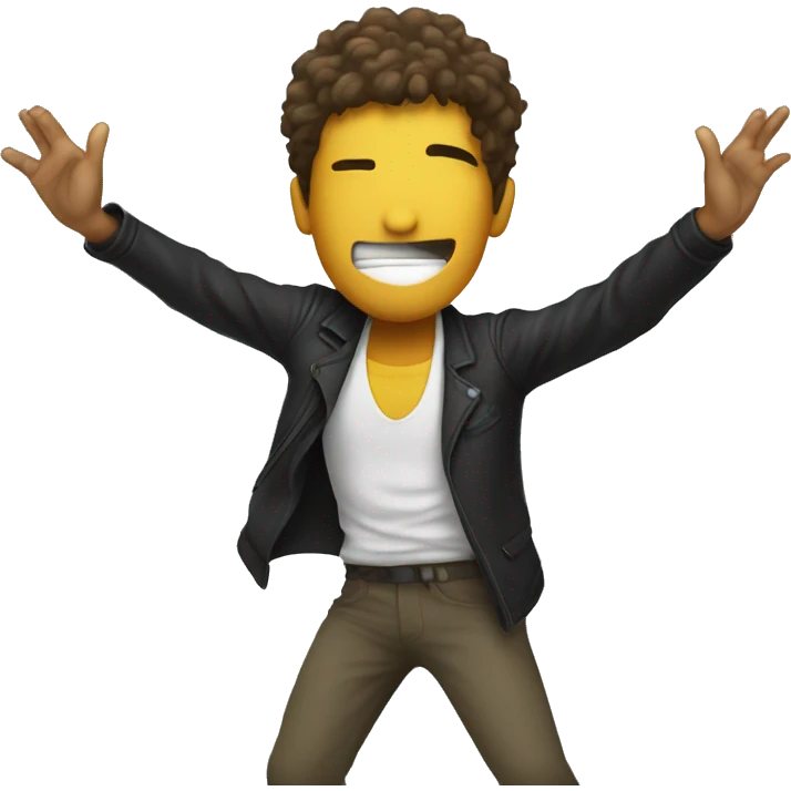 Persona haciendo dab  emoji