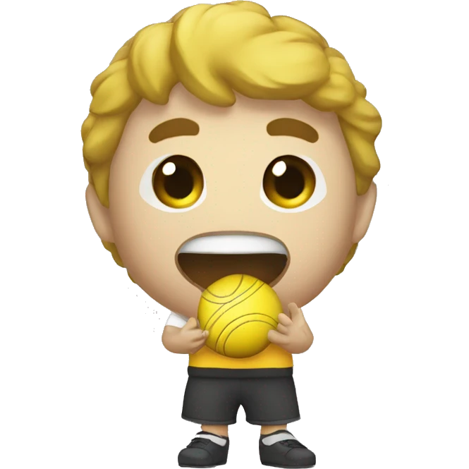 Pelota de pickeball emoji