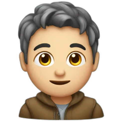 Petit garçon peur araignée emoji