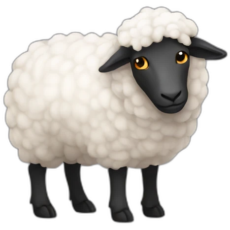 Dark dragon slip on a sheep emoji