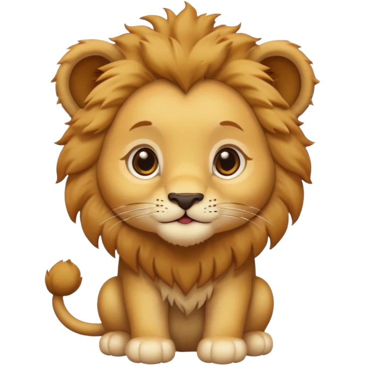 Baby lion  emoji