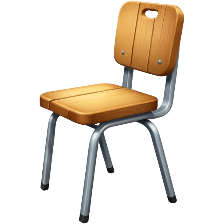 Empty classroom chair = absence emoji
