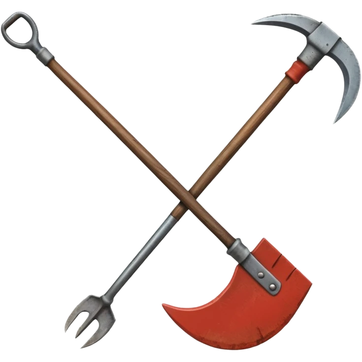 Sickle and hoe emoji