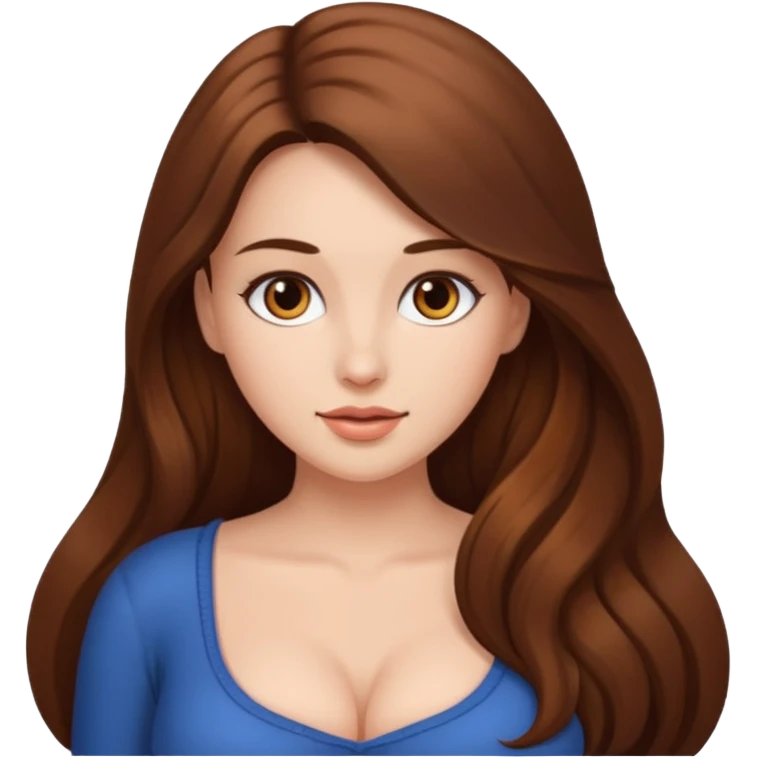 Голая девушка с большими сиськами  emoji