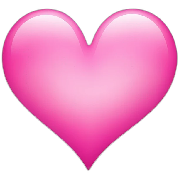 Heart pink fade emoji