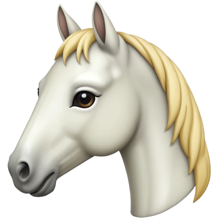 iOS looking horse with a neck emoji emoji
