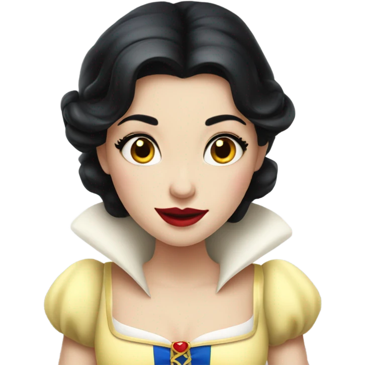 Beautiful Snow White emoji