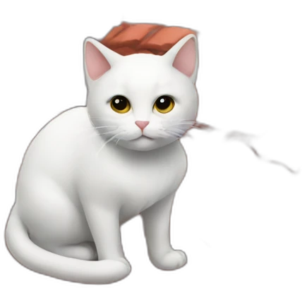 Cat on roof emoji