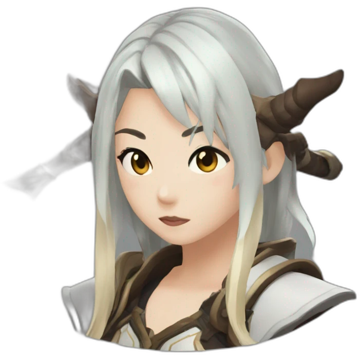 Diluc from the game Genshin Impact emoji