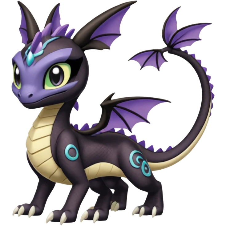 Meloetta-Raikou-Spyro-Toothless-Stitch-Pokémon-Fakémon-creature-hybrid emoji