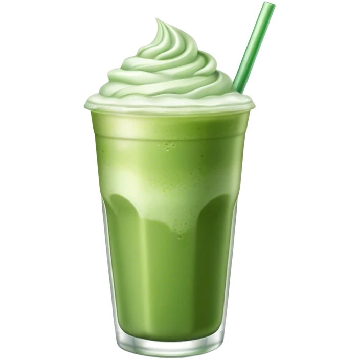 iced matcha latte emoji