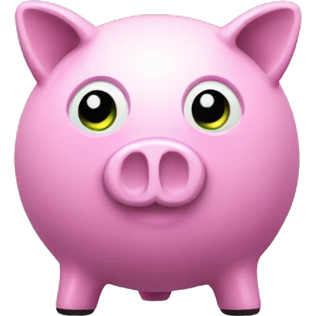 alien piggy bank emoji