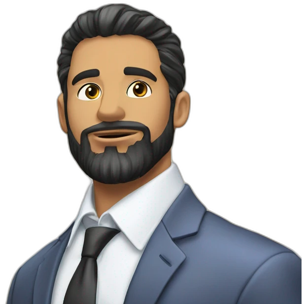 meme man in formal attire emoji