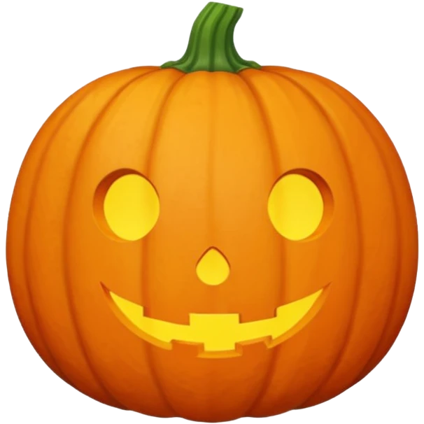 pumpkin without face emoji