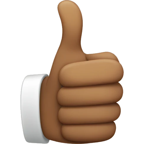 Two thumbs up emoji