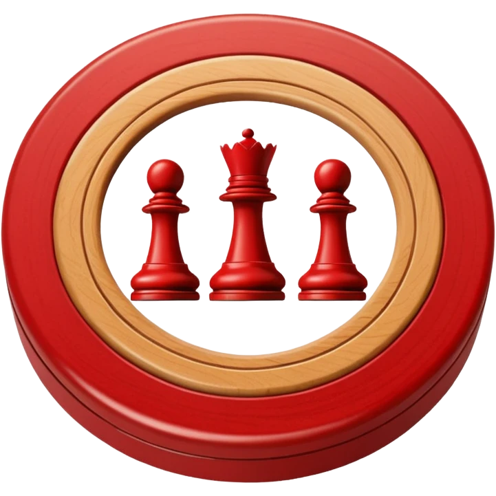 Xiangqi chess circle piece, general piece emoji