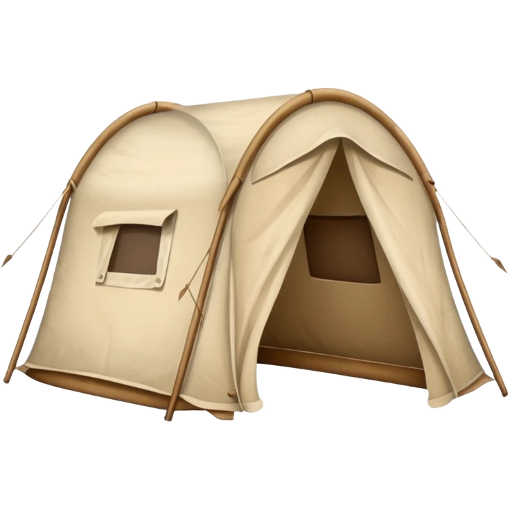 Rolled tent emoji