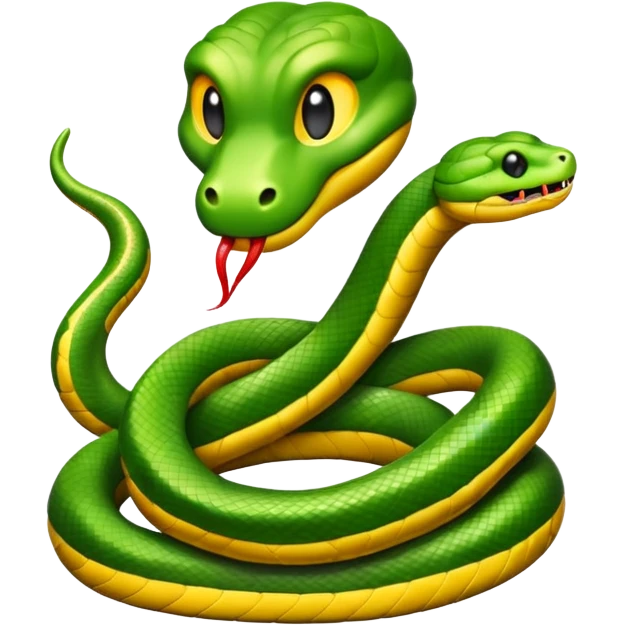 fingers corssed emoji with snakes emoji
