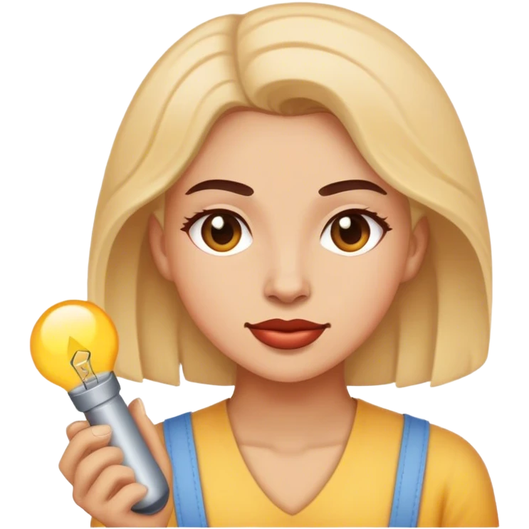 Crafty woman emoji