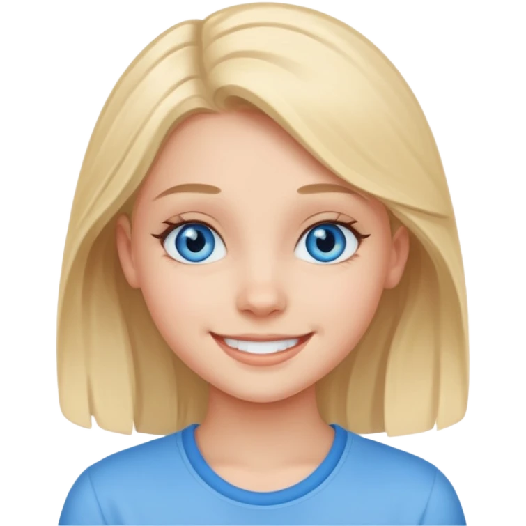An bloude girl teen-adoult very  emoji