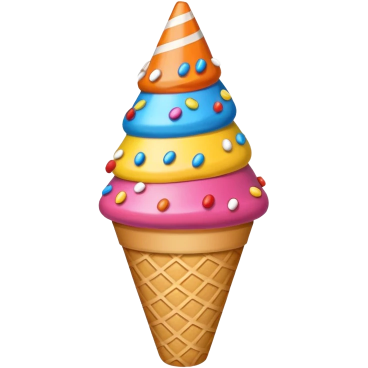 birthday cone emoji