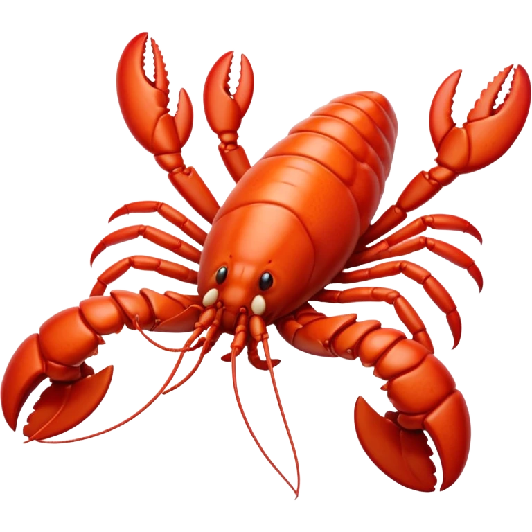 White white lobster  emoji