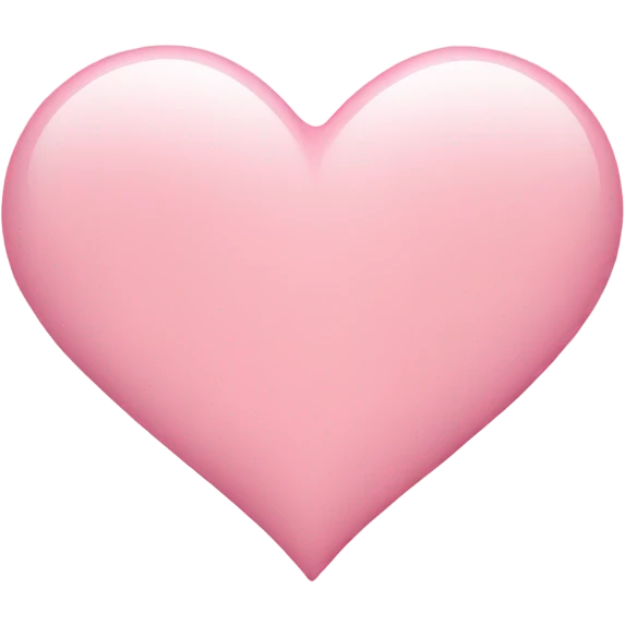 Corazón light Pink emoji
