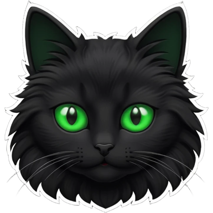 Purrfect Monochrome emoji