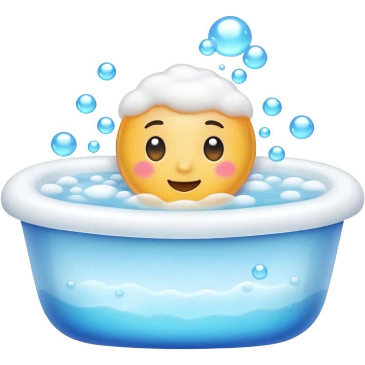 Bubble bath emoji