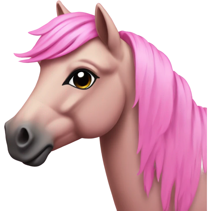 A member of the pink pony club emoji