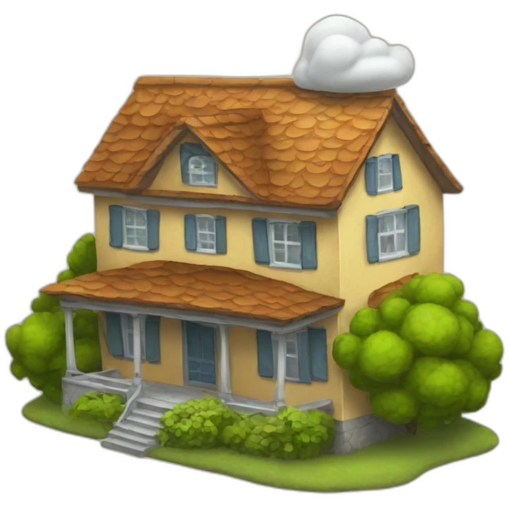 house-with-hat emoji