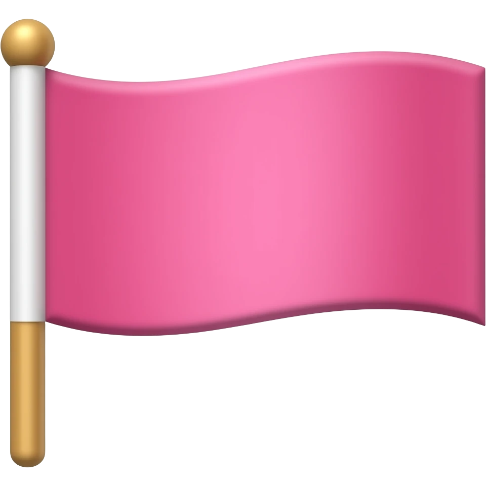 pink flag emoji emoji