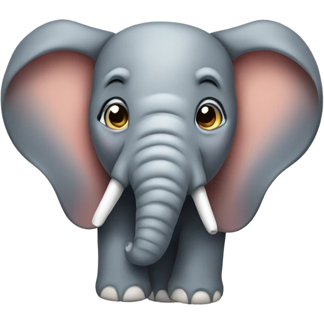 Elephant flapping its ears emoji