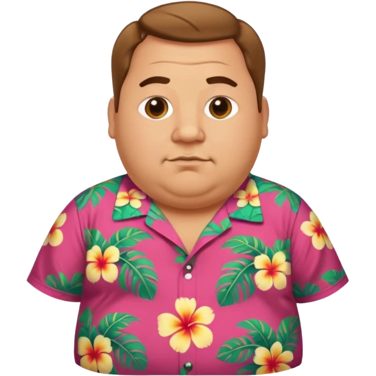 Fat guy  emoji