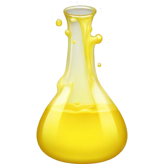 yellow liquid glass emoji
