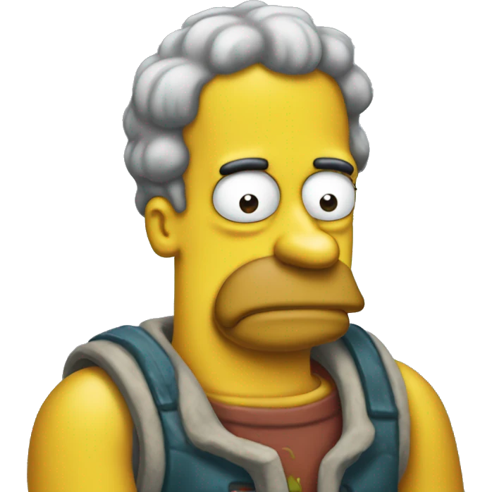 A hommer Simpsons  emoji