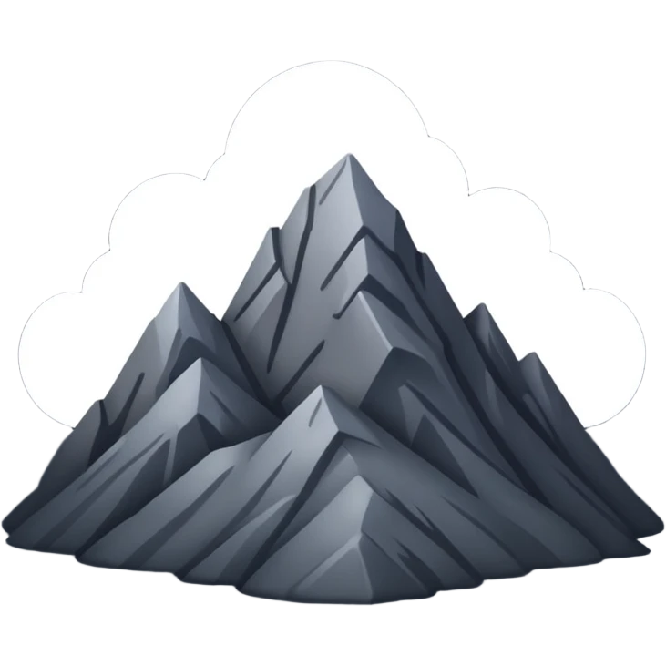 Dark Grey Mountain from Film Studios emoji