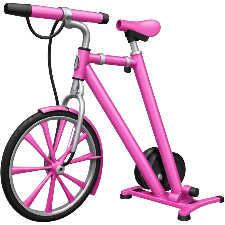 pink bike pump emoji