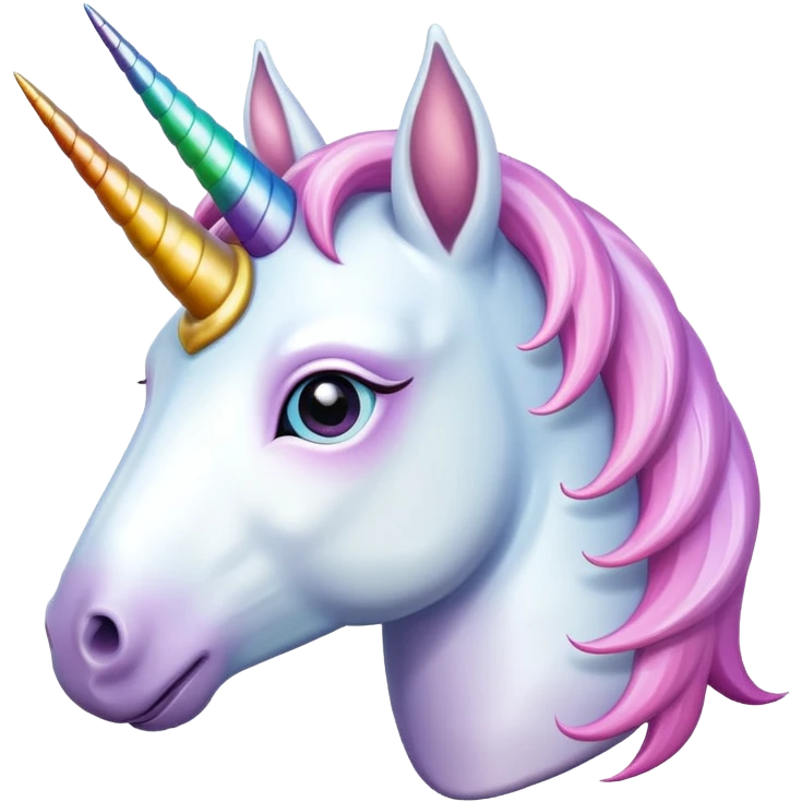 Unicorn face emoji