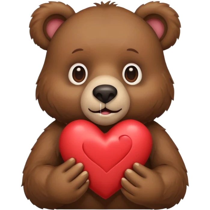 bear with heart emoji