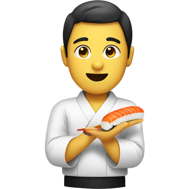 eating sushi emoji