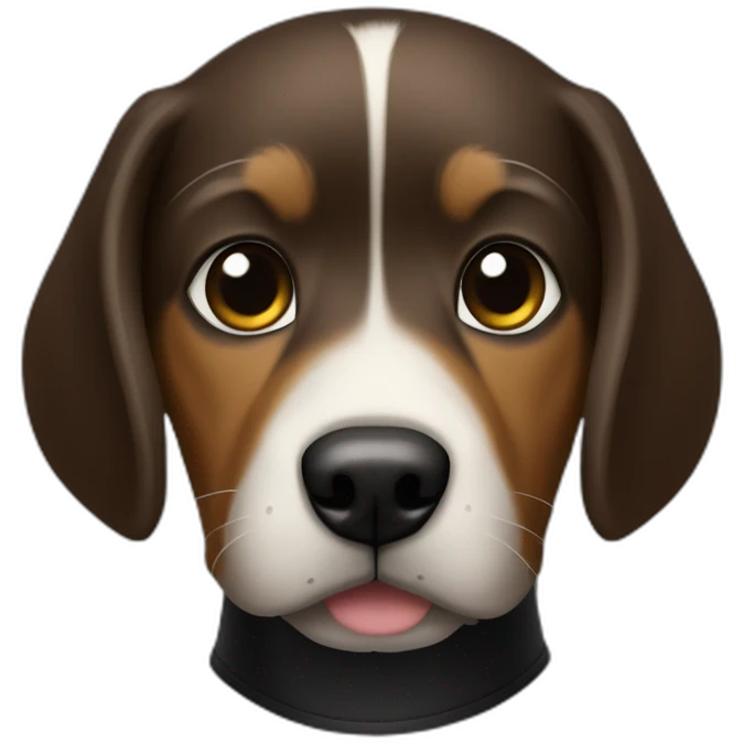chien noir aventurier emoji