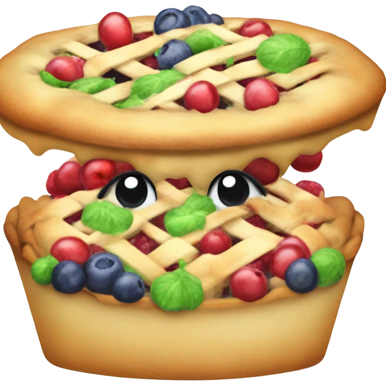 Kolorowy pies  emoji