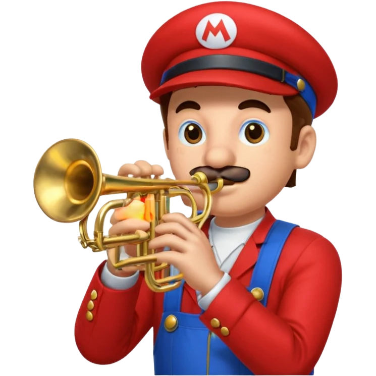 mario trumpet emoji