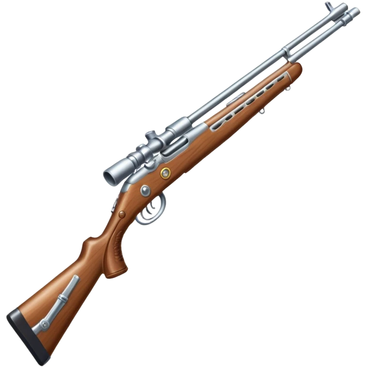 White colorguard rifle  emoji